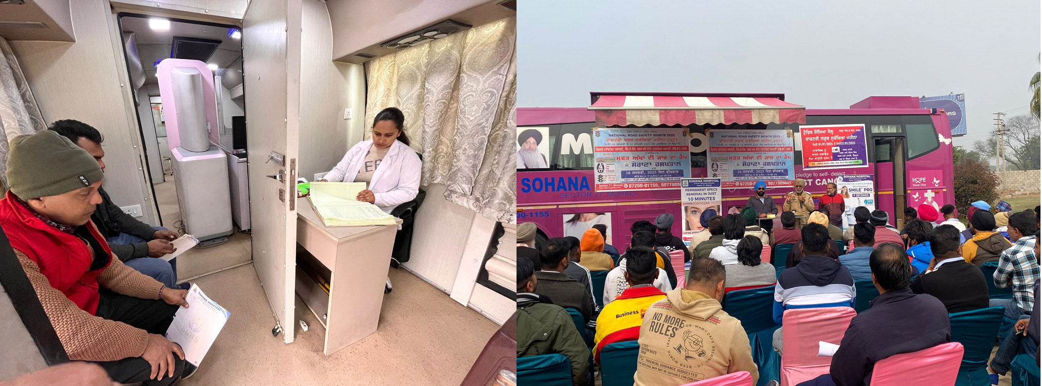 Camp organised in connection with National Road Safety Month